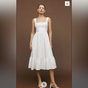 Reformation Bucatini Linen Dress